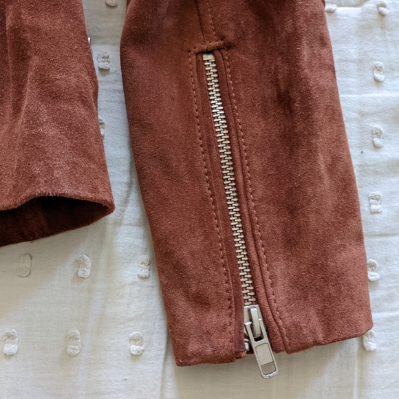 H&M suede biker jacket - Picture 3 of 7